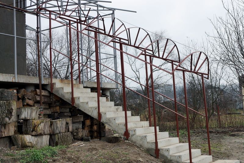Cement Staircase Installation