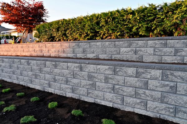 Concrete Retaining Wall Installation in Benton