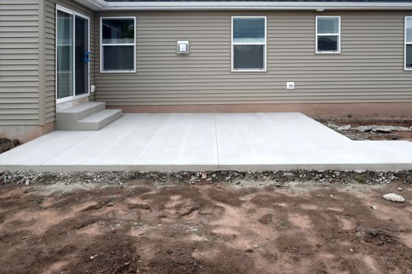 Cement Pad Installation in Benton