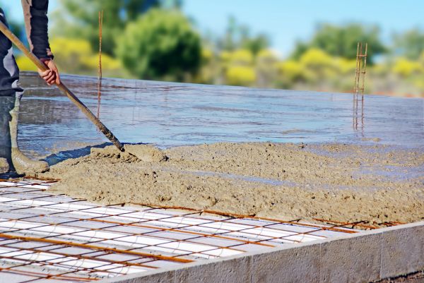 Cement Slab Laying in Benton