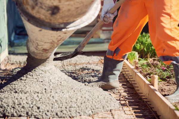 Poured Concrete Installation in Benton