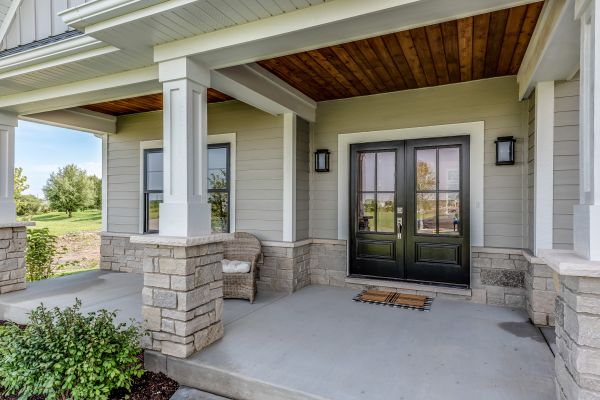 Concrete Porch Construction in Benton