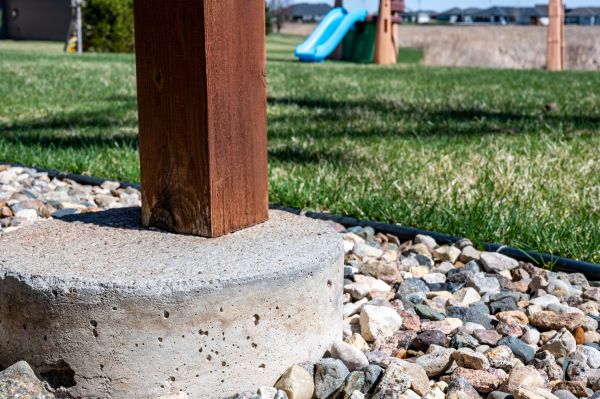 Deck Footing Installation in Benton