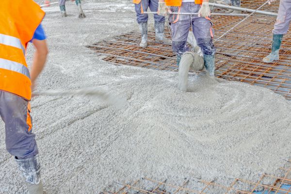 Cement Slab Pouring in Benton