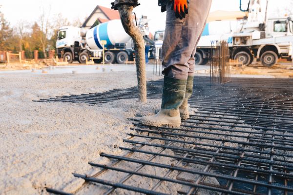 Poured Foundation Installation in Benton