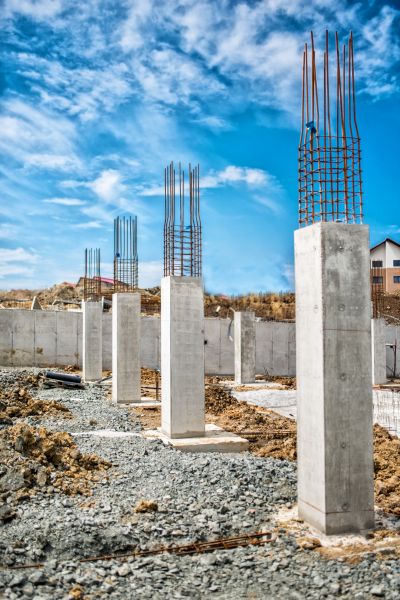 Concrete Footer Pouring in Benton