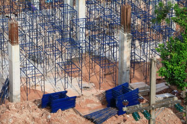 Concrete Pier Construction in Benton