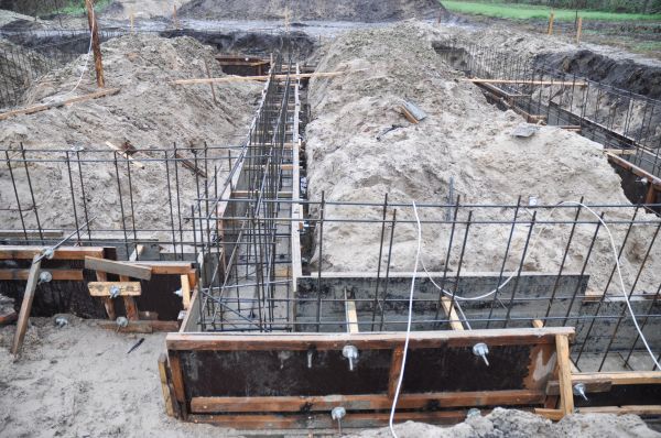 House Footing Construction in Benton