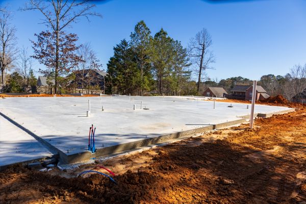 Concrete Slab Construction in Benton