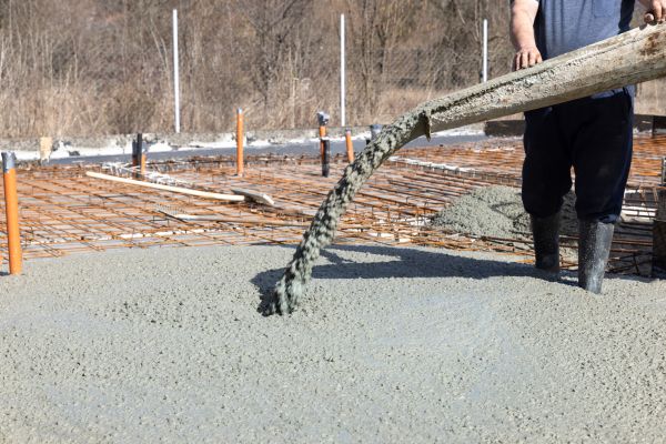 Pole Barn Slab Pouring in Benton