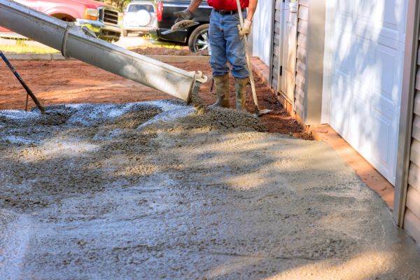Driveway Slab Laying in Benton