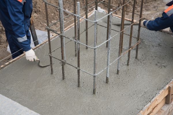 Foundation Pad Construction in Benton