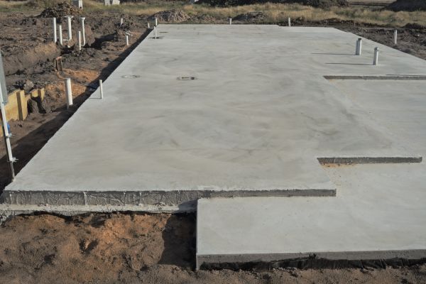 Cement Base Construction in Benton