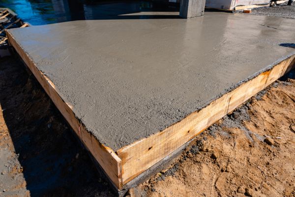 Outdoor Slab Installation in Benton
