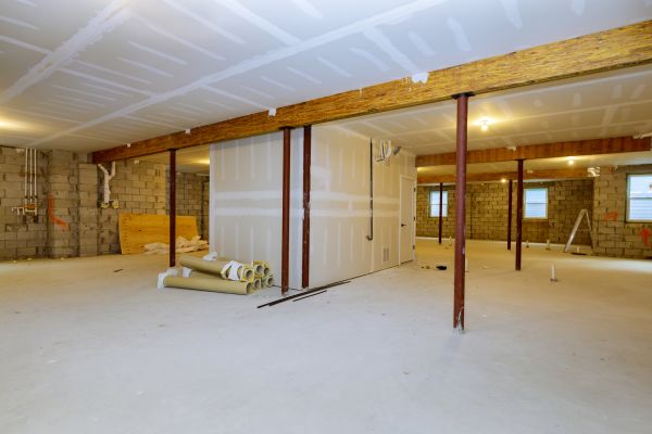 Basement Slab Installation in Benton