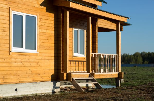 Cabin Footing Construction in Benton