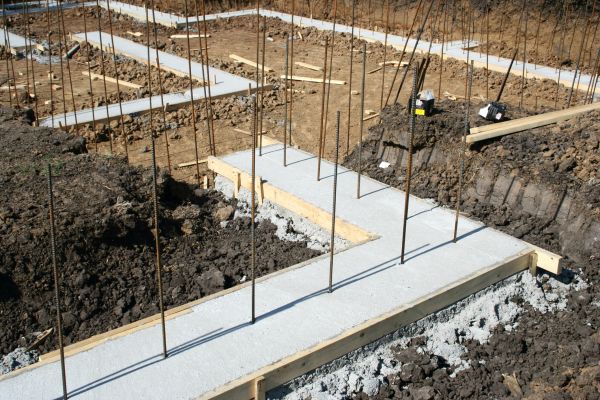 Footing Construction in Benton