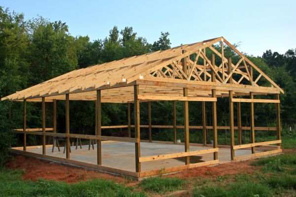 Barn Pad Installation in Benton