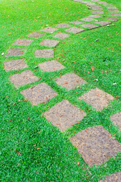 Backyard Pathway Construction in Benton